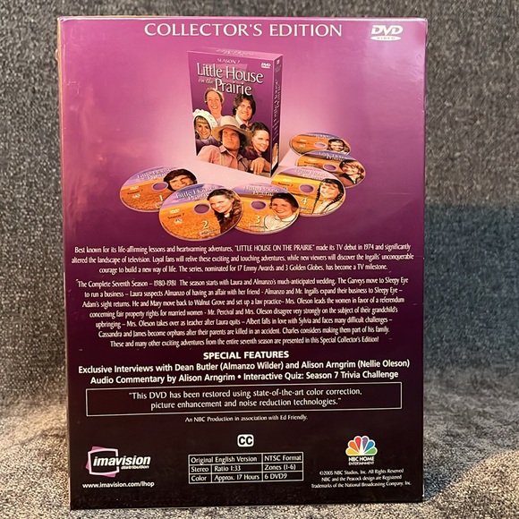 🆕 Little House on the Prairie Season 7 Complete DVD set - Picture 3 of 8